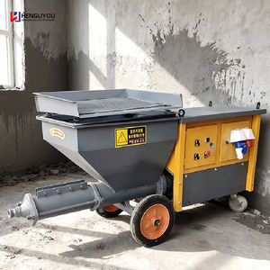 Machine à projeter du mortier électrique 4KW 7.5KW 9KW, pompe à plâtre et ciment portable pour la construction - Product Image 3
