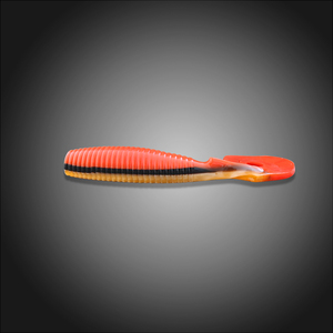Leurre de pêche souple en plastique bicolore imprimé à queue longue de 30 cm et 73 g pour la pêche en jigging en rivière, lac, ruisseau, océan et en bateau - Product Image 1
