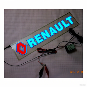 Pegatina para Auto EL de 400x100mm para Sedán y SUV. Altamente visible por la noche. Ser visto significa ser más seguro. Protege tu conducción nocturna - Product Image 5