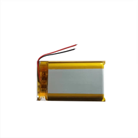 803048 3.7V 1250mAh 2 kabel baterai Li-Ion polimer untuk Speaker MP3 L144