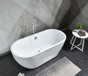 Bañera independiente de acrílico ovalada antideslizante, para Hotel, interior, 65 pulgadas, gran oferta - Product Image 2