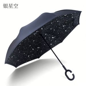 Paraguas Recto Invertido para Niños con Mango Tipo Asa, Doble Capa, Protección UV, Antiviento, Tipo Sombrilla para Coche, Venta al por Mayor - Product Image 3