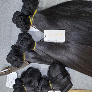 Extensions de cheveux en trame Cheveux raides naturels Trame unique Style de vague droite soyeuse Couleur personnalisée Longueur personnalisée du Vietnam - Product Image 1