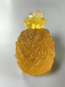 Bonbons Gélifiés Géants aux Fruits Ananas et Orange Holeywood, Sucrés, 135g, Forme Bloc 4D Pelable, Snacks aux Fruits Emballés et Refermables - Product Image 3