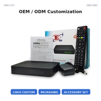 Receptor Digital DVB-C/T2 H.265 1080P CAS HD USB AV para Usuarios Domésticos ERI-DVBCT2HD006 8MB