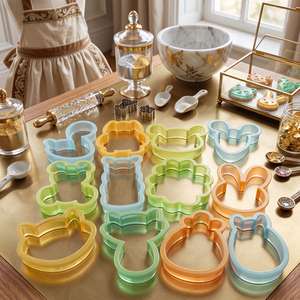 Sweet Sugarbelle Animal Cookie Cutter Moule Outil Pochoir Modèle Ensemble pour Royal Glaçage Biscuit Fondant Pâte Cutter Outil - Product Image 1