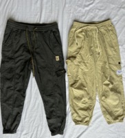 Pantalons cargo longs d'occasion multi-poches, bonne qualité, pour usage quotidien, styles variés, prix de gros