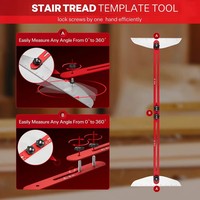 Outil de traçage pour marches d'escalier en bois industriel, gabarit de contour, outil de mesure, personnalisable OEM/ODM, garantie 1 an