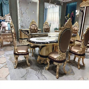 Muebles de Comedor de Madera de Teca Tallados a Mano Estilo Victoriano, Exquisitos, Personalizados, Desmontables, de Lujo, Recién Llegados, Duraderos, Venta al Por Mayor en EE. UU. - Product Image 1