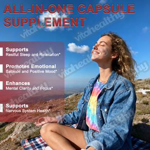 Vitahealthy OEM/ODM Marque distributeur Capsules d'extrait de <span class=keywords><strong>safran</strong></span> d'approvisionnement d'usine Tout en un 3000mg de <span class=keywords><strong>safran</strong></span> pour la santé corporelle - Product Image 5