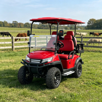 Vehículo de Golf Premium para 6 Pasajeros con Color de Carrocería Personalizable, Configuración Personalizable y Espacio de Almacenamiento Adicional en la Caja de Carga