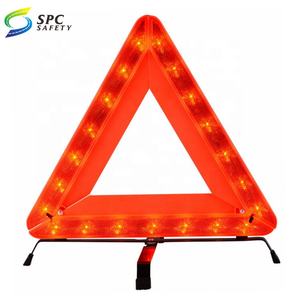 Highway Road <span class=keywords><strong>Roadside</strong></span> Traffic Breakdown Vehículo Estacionamiento Seguridad Reflectante Señal de advertencia de peligro Car <span class=keywords><strong>Emergency</strong></span> Warning Triangle Kit - Product Image 5