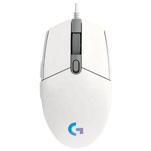 Ratón para Juegos <span class=keywords><strong>Logitech</strong></span> G102 Light <span class=keywords><strong>G203</strong></span> Original, Óptico, 8000DPI, 16.8m de Personalización de Color, 6 Botones, Cableado, Blanco y Negro - Product Image 3