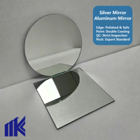 Grand miroir rectangulaire argenté pour hôtel, en aluminium et verre, 2440*1830, épaisseur 3mm 4mm 5mm, pas cher