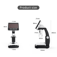 ANESOK306 Operating Microscope Digital 4.3inch Hd Display 1080P 1000X Electronic Repair Microscope for Diamond Setting