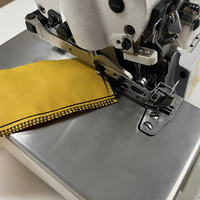 OREN Direktantrieb Fünf-Faden Flachbett Industrielle Overlock-Nähmaschine Hochgeschwindigkeits-Doppelnadel-Kantenstichmaschine RNEX4-5