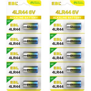 แบตเตอรี่อัลคาไลน์ EBL 6V 10 ก้อน รุ่น LR44 สำหรับปลอกคอสุนัข (รุ่น 476A/PX28A/A544/K28A/L1325) - Product Image 5