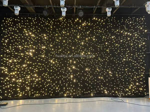 Toile de fond en tissu étoilé LED avec matrice LED Bleu clair Blanc chaud Blanc froid <span class=keywords><strong>pour</strong></span> parc à thème Événements de <span class=keywords><strong>mariage</strong></span> - Product Image 6