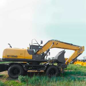 Excavadora de Ruedas de Alto Rendimiento XE180WD de 18 Toneladas con Tracción 4x4 para Construcción de Carreteras y Urbanismo - Product Image 6