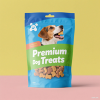 Pochette résistante à l'humidité durable et sûre pour le stockage des aliments pour animaux de compagnie pour le stockage des grains de poisson chat chien oiseau