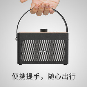 Shaba Portable Bluetooth <b>Speaker</b> With Clock And Alarm For Outdoor Home Desktop Use - Product Image 4