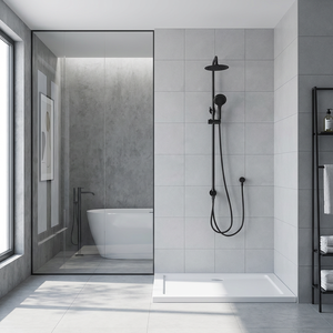 Set di rubinetti per <span class=keywords><strong>doccia</strong></span> 8 <span class=keywords><strong>doccia</strong></span> <span class=keywords><strong>a</strong></span> tubo esposto <span class=keywords><strong>a</strong></span> pioggia cromo lucido tripla funzione <span class=keywords><strong>vasca</strong></span> beccuccio sistema combinato per <span class=keywords><strong>doccia</strong></span> - Product Image 4