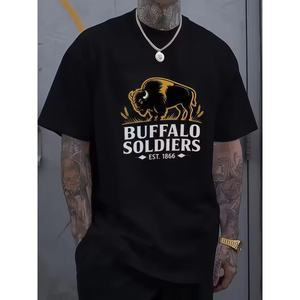 Camiseta de Alta Calidad 100% Algodón, Personalizada con Impresión DTG, Estilo Urbano para Hombre, Camiseta Lisa y Gruesa, Crea tu Propia Camiseta con Estampado - Product Image 6