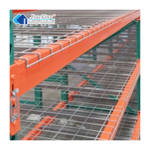 Estanterías Apilables para Almacén Jracking, Resistentes, de Acero Galvanizado, con Plataforma de Malla Metálica para Racks de Palets - Product Image 4
