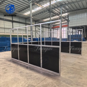 Box per <span class=keywords><strong>Cavalli</strong></span> Prefabbricato Modulare <span class=keywords><strong>con</strong></span> Tetto in Acciaio Zincato a Caldo, Ideale per Esterni e Fattorie - Offerta Speciale in Australia - Product Image 5