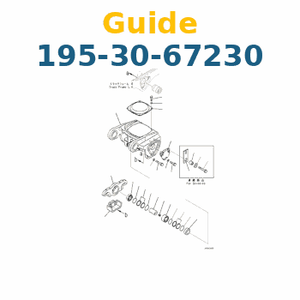 Guida Resistente all'Usura 195-30-67230 Compatibile con <span class=keywords><strong>Bulldozer</strong></span> <span class=keywords><strong>Komatsu</strong></span> <span class=keywords><strong>D375</strong></span> Sottocarro - Product Image 4