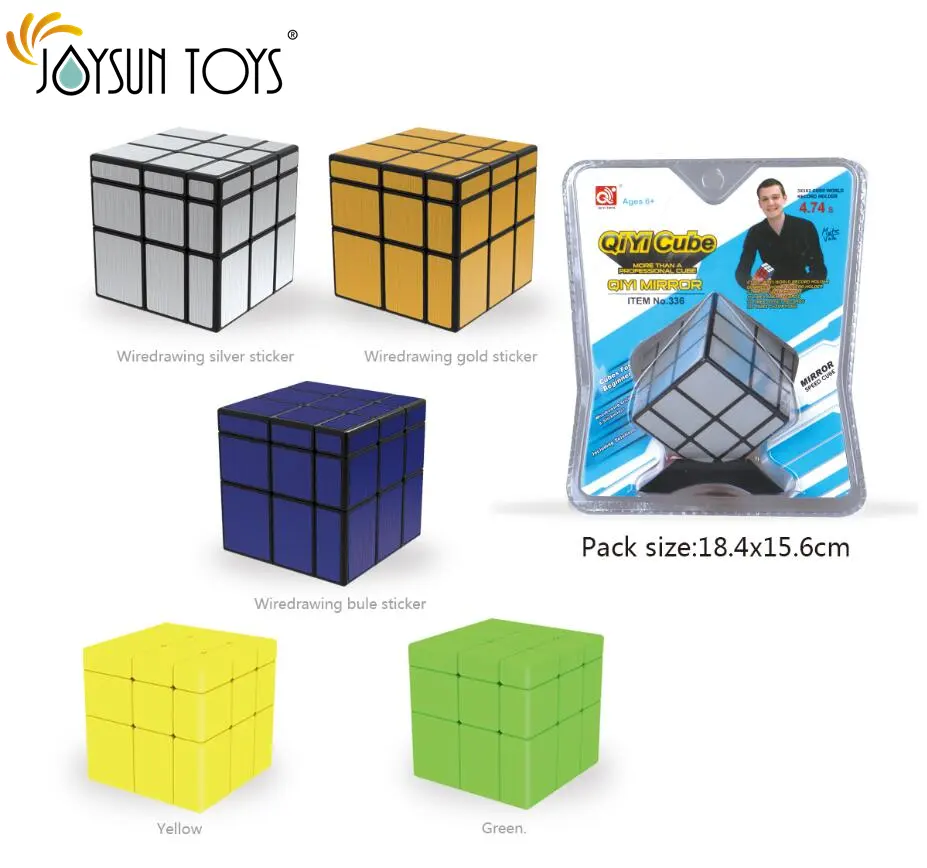 magic cube 3x3x3 Mirror Cube Magic Speed Silver Gold Stickers Professional Puzzle Cubes Toys For Children