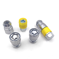 Ecrou de blocage de roue Torx en acier au carbone de haute sécurité M12x1.5 pour jantes de voiture