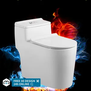 Dudukan Toilet Tahan Lama Siphonic Jet Toilet Kloset Air Tangki Air Rendah