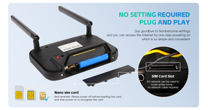 Router Wifi OLAX AX8 PRO 4G LTE, Módem CPE de 5000 mAh, Cat4 300 Mbps, Móvil con Ranura para Tarjeta SIM, VPN, Firewall, Wifi de Alta Velocidad CAT4 300M - Product Image 5