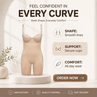 심리스 플러스 사이즈 S-3XL 여성 콜롬비아 보정속옷 팬티 코르셋 뷔스티에 탑 언더와이어 서포트 조절 가능한 스트랩 바디수트