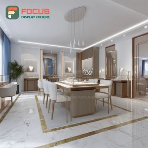 Muebles Modernos de Alta Gama para Joyería, Vitrina de Exhibición para Centro Comercial con Acabado Laminado - Product Image 2