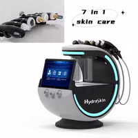 Prix d'usine 7 en 1 Appareil de soin du visage intelligent Ice Blue Plus Hydra Oxygen Nettoyage du visage Professionnel 2ème génération Hydrodermabrasion