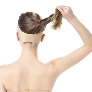 Prenda de Compresión Médica, Vendaje Elástico para Liposucción, Soporte Facial Mandibular, Moldeador de Cabeza en <span class=keywords><strong>V</strong></span>, Control Firme, Top de Spandex, 1 Pieza - Product Image 4