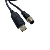 Câble d'extension d'alimentation COMTON USB AM vers M12 5P, étanche, câble RS232 avec puce FTDl