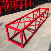 Structure de treillis circulaire portable et pliable en aluminium et acier, 200x200mm, conception modulaire, capacité de charge 500kg pour expositions scéniques