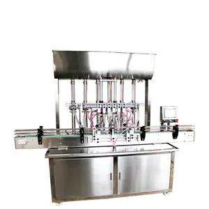 Automatic Pneumatic Wine Filling Machine Liquid Automatic Olive Oil Essential Oil Cream Paste Filler