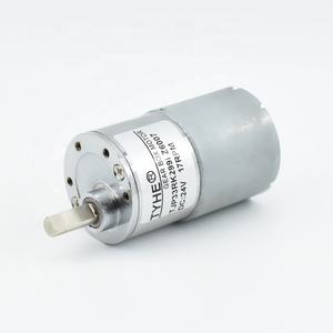 Tyhe 속도 조절 가능한 미니 33mm 12v 24v 저속 1000 RPM 1100 RPM 저속 토크 0.5nm 5kg 10kg 1nm DC 기어 모터 - Product Image 1