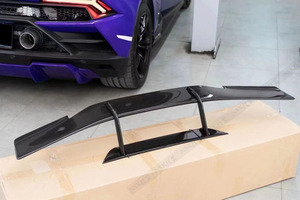Spoiler stile Evo <span class=keywords><strong>N</strong></span> alettone posteriore di alta qualità consegna rapida kit carrozzeria in fibra di carbonio secco per Lamborghini Huracan - Product Image 5