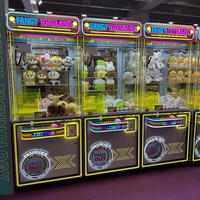 Équipement de jeu d'arcade de divertissement : Grande machine à grue pour attraper les peluches pour adultes, machines à griffes à monnayeur
