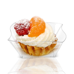 Combinaison <span class=keywords><strong>jetable</strong></span> Mini ensemble d'assiettes à dîner <span class=keywords><strong>en</strong></span> plastique Transparent ensemble complet tasse de Mousse de son de <span class=keywords><strong>bois</strong></span> pour apéritif de fête <span class=keywords><strong>jetable</strong></span> - Product Image 4