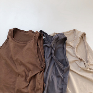 Summer Children's <strong>Vest</strong> Wear <strong>Newborn</strong> Boy Cotton <strong>Vest</strong> Infant Girls Solid Color Soft Waxy Sleeveless <strong>Vest</strong> - Product Image 3