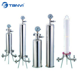 Machine de filtration liquide/sirop/vin/bière/miel à longue durée de vie boîtier de filtre sanitaire simple rond SUS304 - Product Image 6