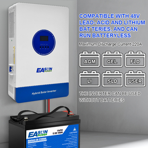 Convertisseur solaire hybride hors réseau <span class=keywords><strong>Easun</strong></span> Power SMT 12KW avec MPPT intégré 150A avec Wifi et fonction parallèle - Product Image 3