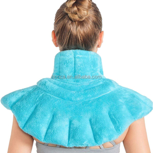 Almohadilla térmica para microondas para aliviar el dolor <span class=keywords><strong>de</strong></span> espalda, compresa térmica húmeda para microondas para espalda completa, estómago, cuello y hombros - Product Image 5