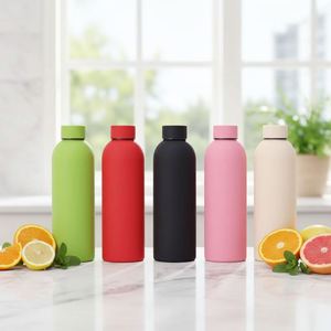 Wholesale <b>Plain</b>-colored Stainless Steel Vacuum Bottles for Portable Sports Use - Product Image 2